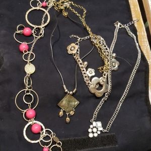 Necklace lot